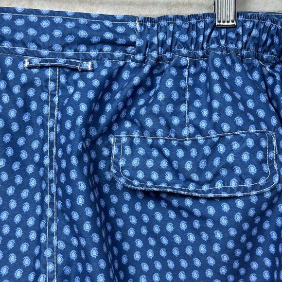 Peter Millar Blue Polka Dot Swimsuit Board Shorts Drawstring Waist & Pockets XL. - Picture 4 of 15
